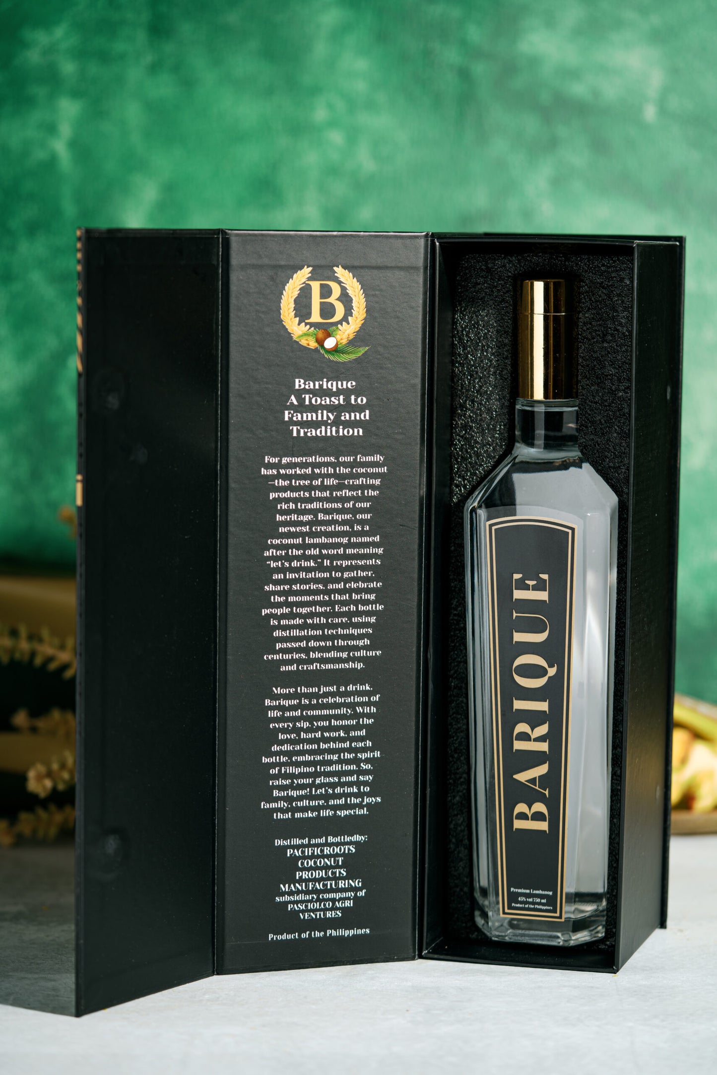 Barique Premium Lambanog Gold – 45% ABV | 750mL
