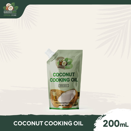 Quezon's Best Coconut Cooking Oil Refill Pouch 200mL