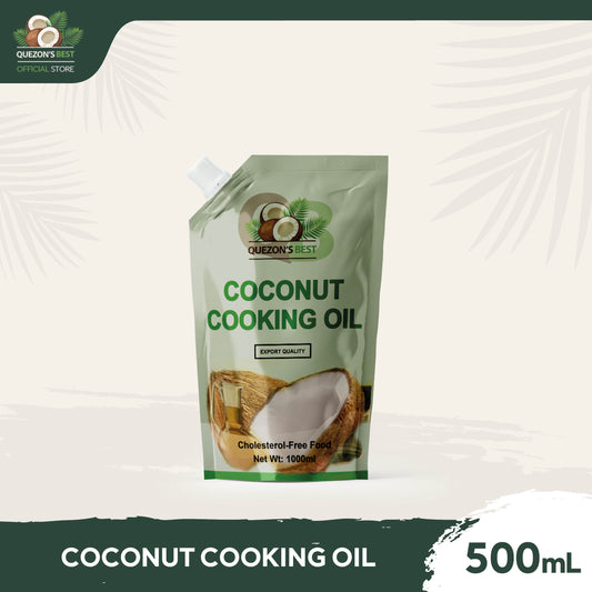 Quezon's Best Coconut Cooking Oil Refill Pouch 500mL