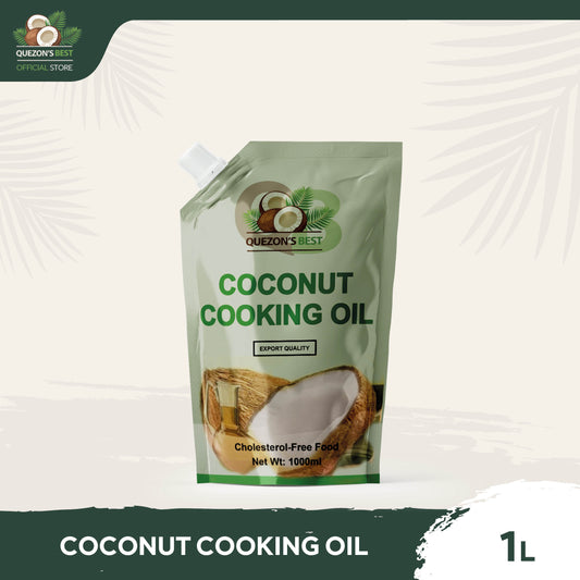 Quezon's Best Coconut Cooking Oil Refill Pouch 1L