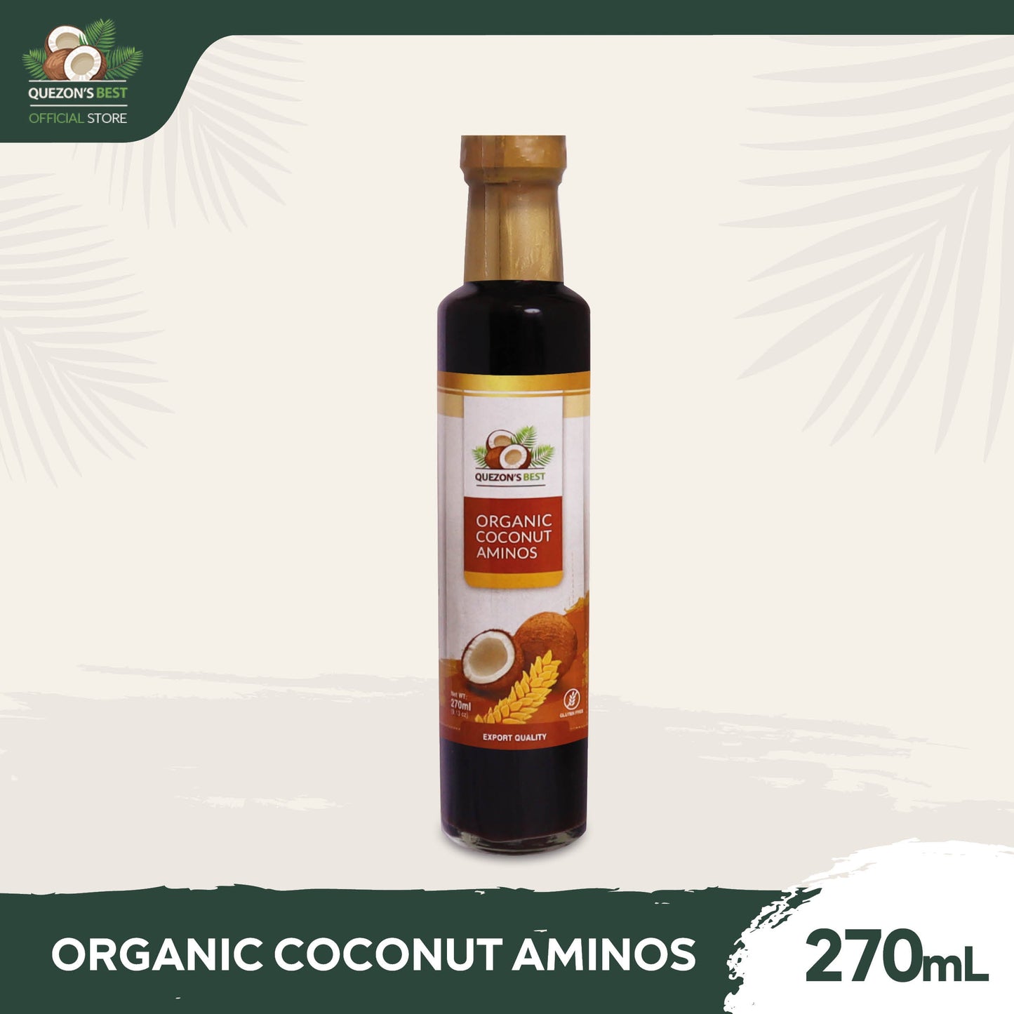 [CLEARANCE] Quezon's Best Organic Coconut Aminos 270mL