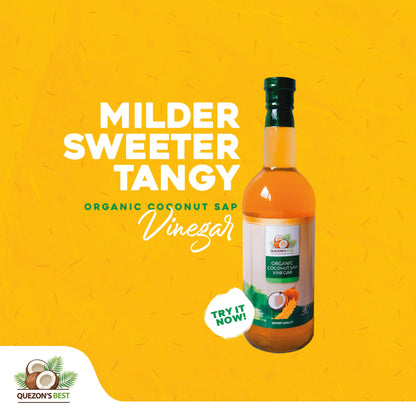 Quezon's Best Plain Organic Coconut Sap Vinegar 375mL
