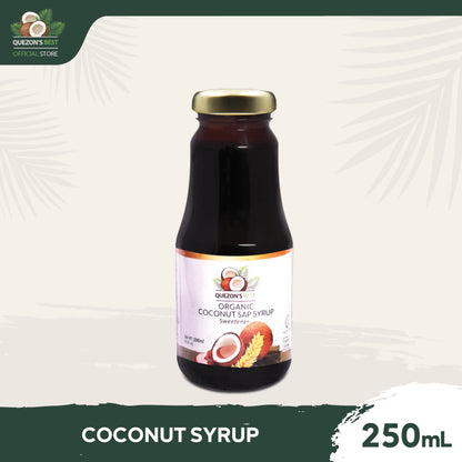 Quezon's Best Organic Coconut Sap Syrup 250mL (Glass Bottle)