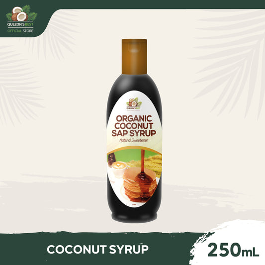 Quezon's Best Organic Coconut Sap Syrup 250mL (Plastic Bottle)