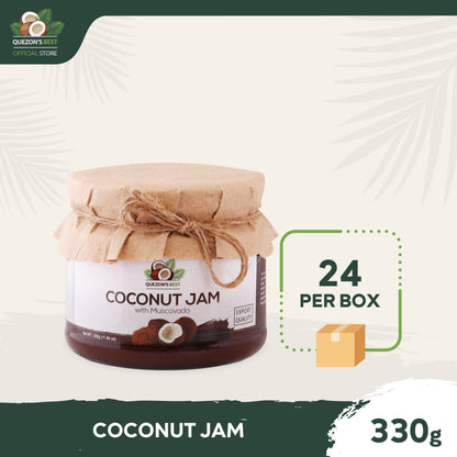Quezon's Best Coconut Jam with Muscovado 330g x 24