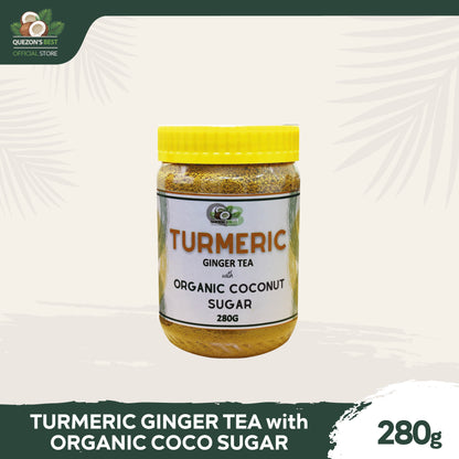 Quezon's Best Turmeric Ginger Tea w/ Organic Coconut Sugar 280g
